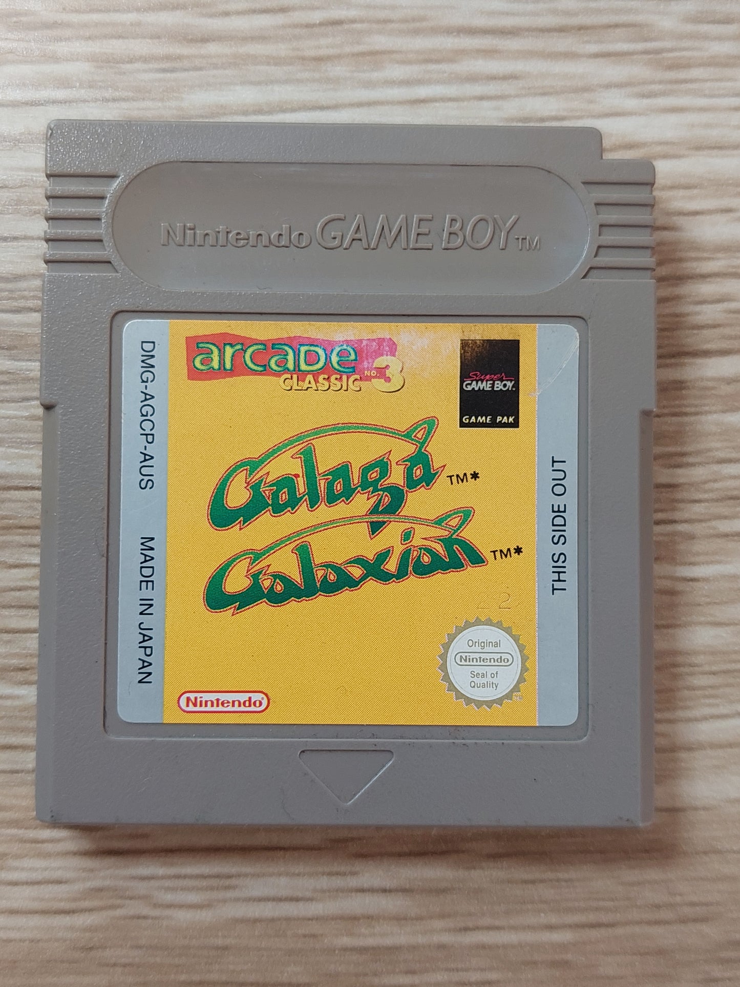 Nintendo Gameboy Arcade Classic 3 - Galaga & Galaxian AUS Cart Tested