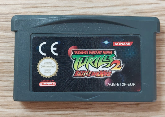 Nintendo Gameboy Advance TMNT Turtles 2 Battle Nexus Cart Tested