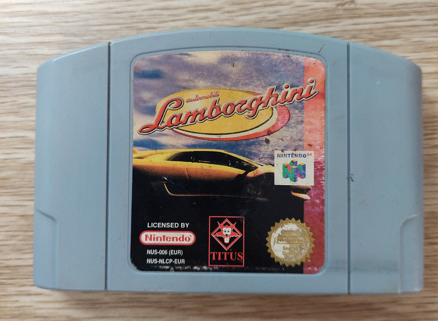 Nintendo N64 Cartridge - Lamborghini EUR PAL Tested