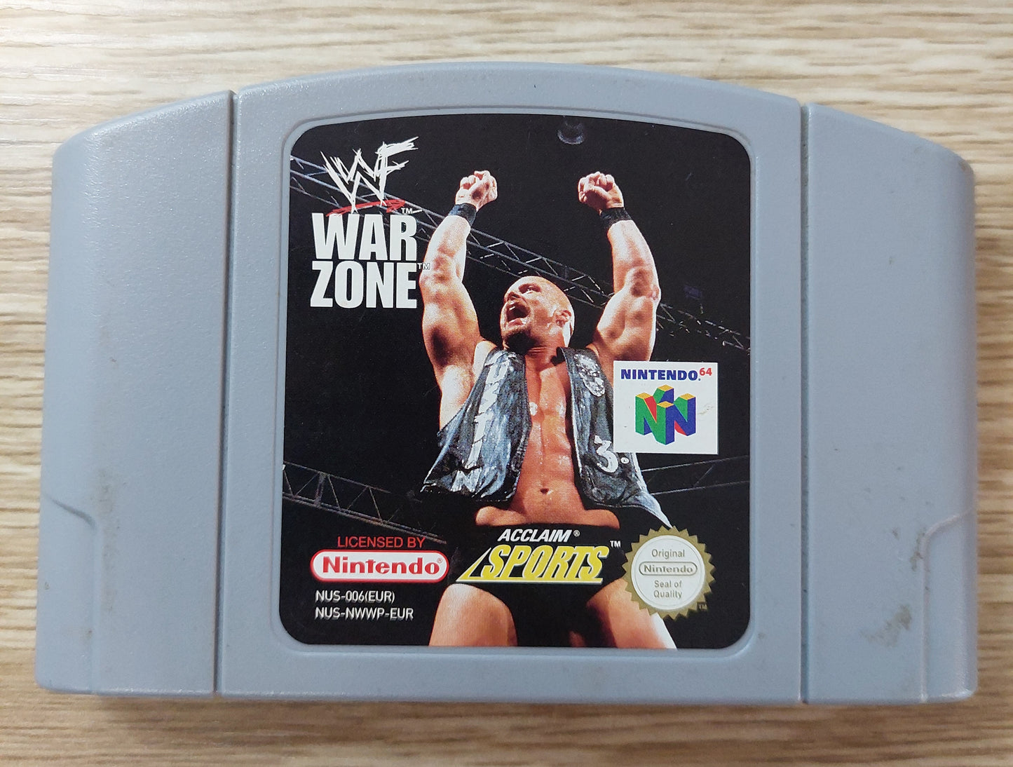 Nintendo N64 Cartridge - WWF WAR ZONE EUR PAL Tested