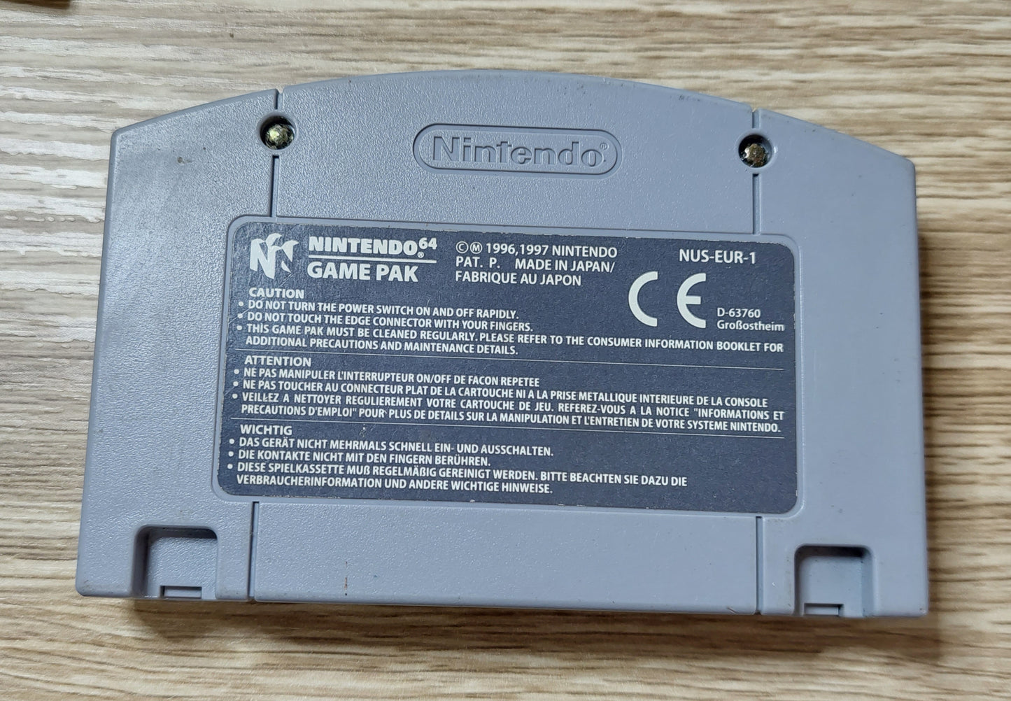 Nintendo N64 Cartridge - Pokémon Stadium  AUS PAL Tested