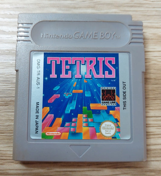 Nintendo Gameboy Tetris Cart AUS PAL Cleaned/Tested