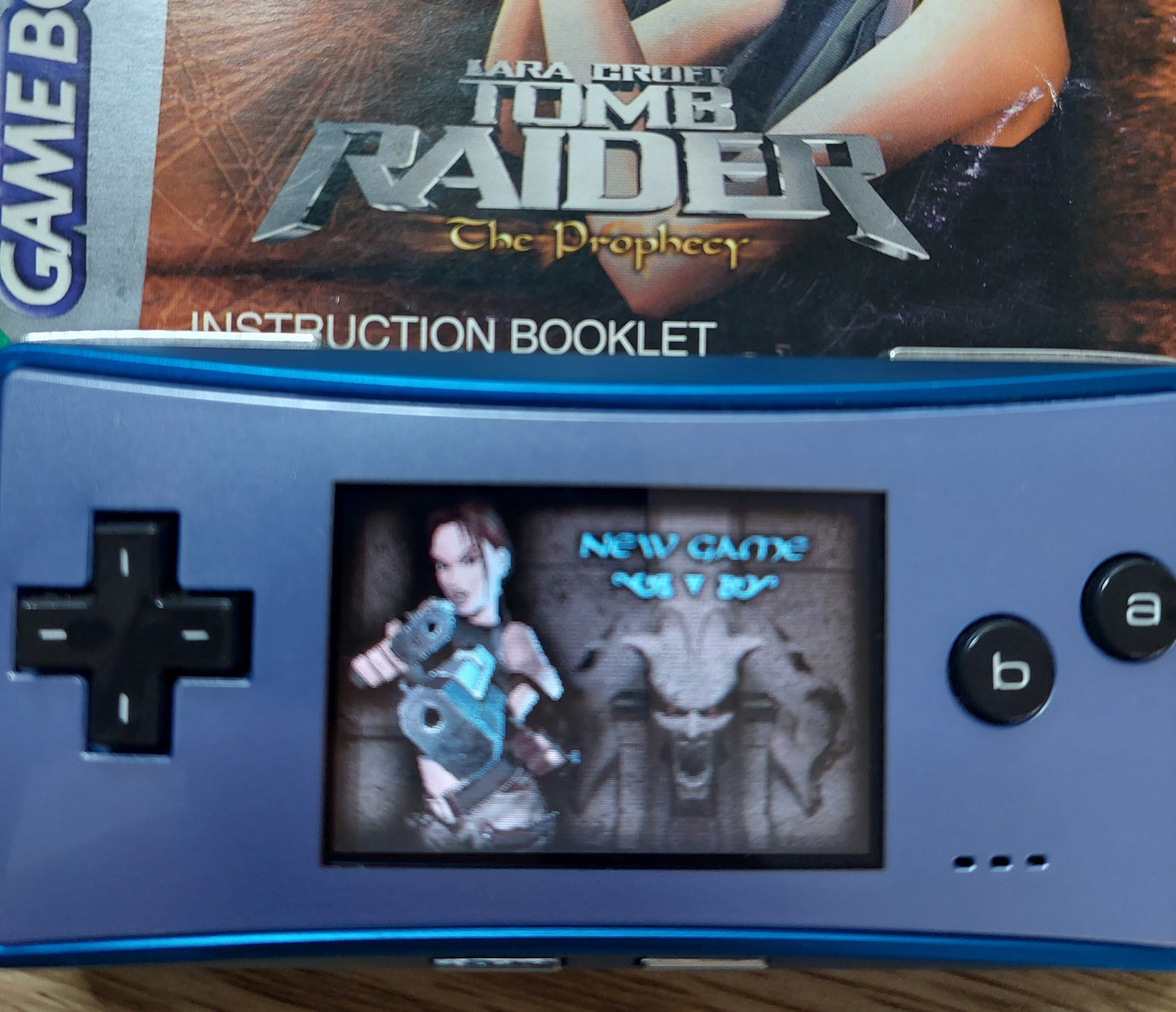 Nintendo Gameboy Advance Lara Croft Tomb Raider The Prophecy Tested/Cleaned EUR PAL + Booklet