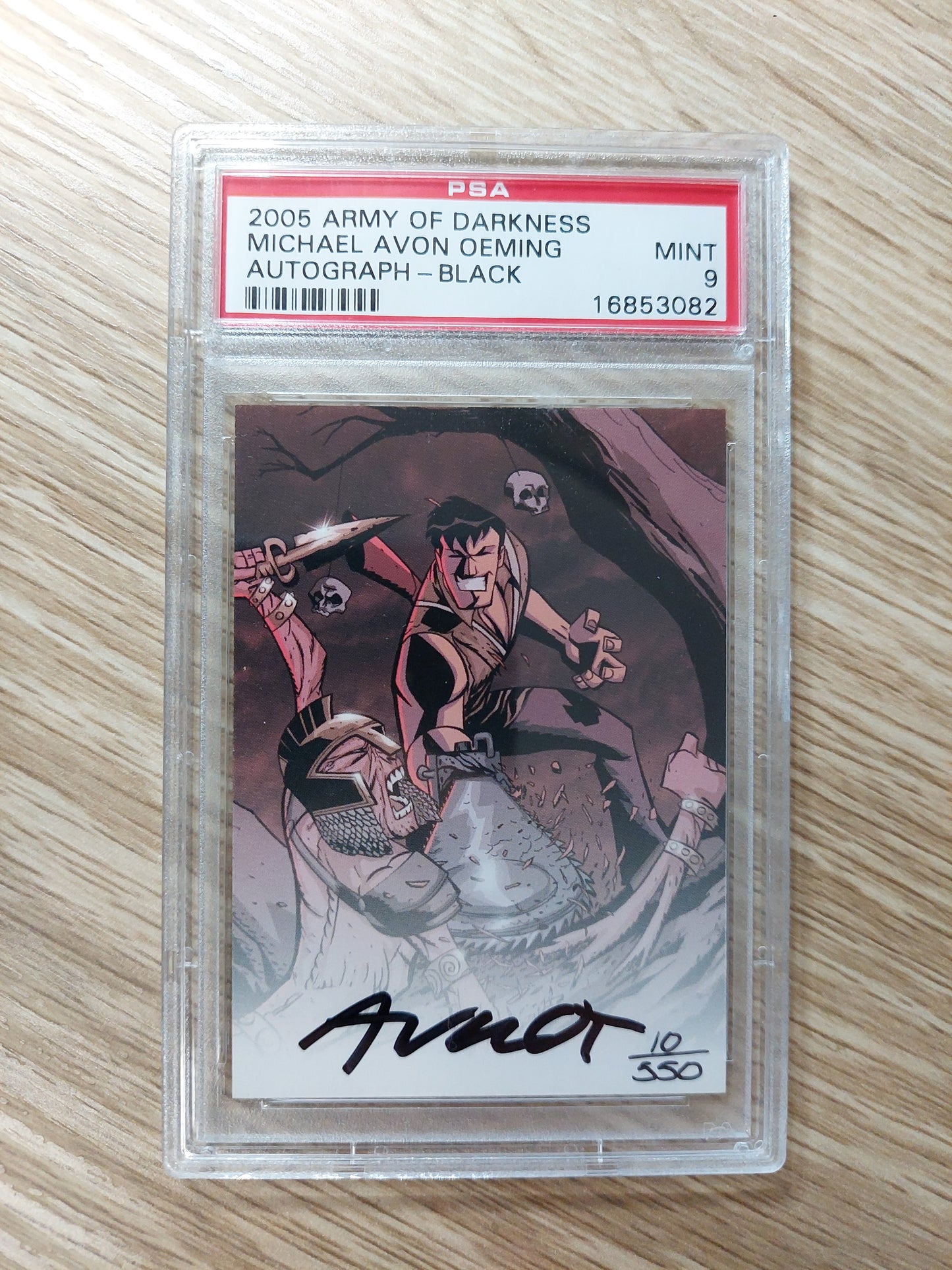 2005 Army of Darkness Michael Avon Oeming Auto Black PSA 9(10/550)