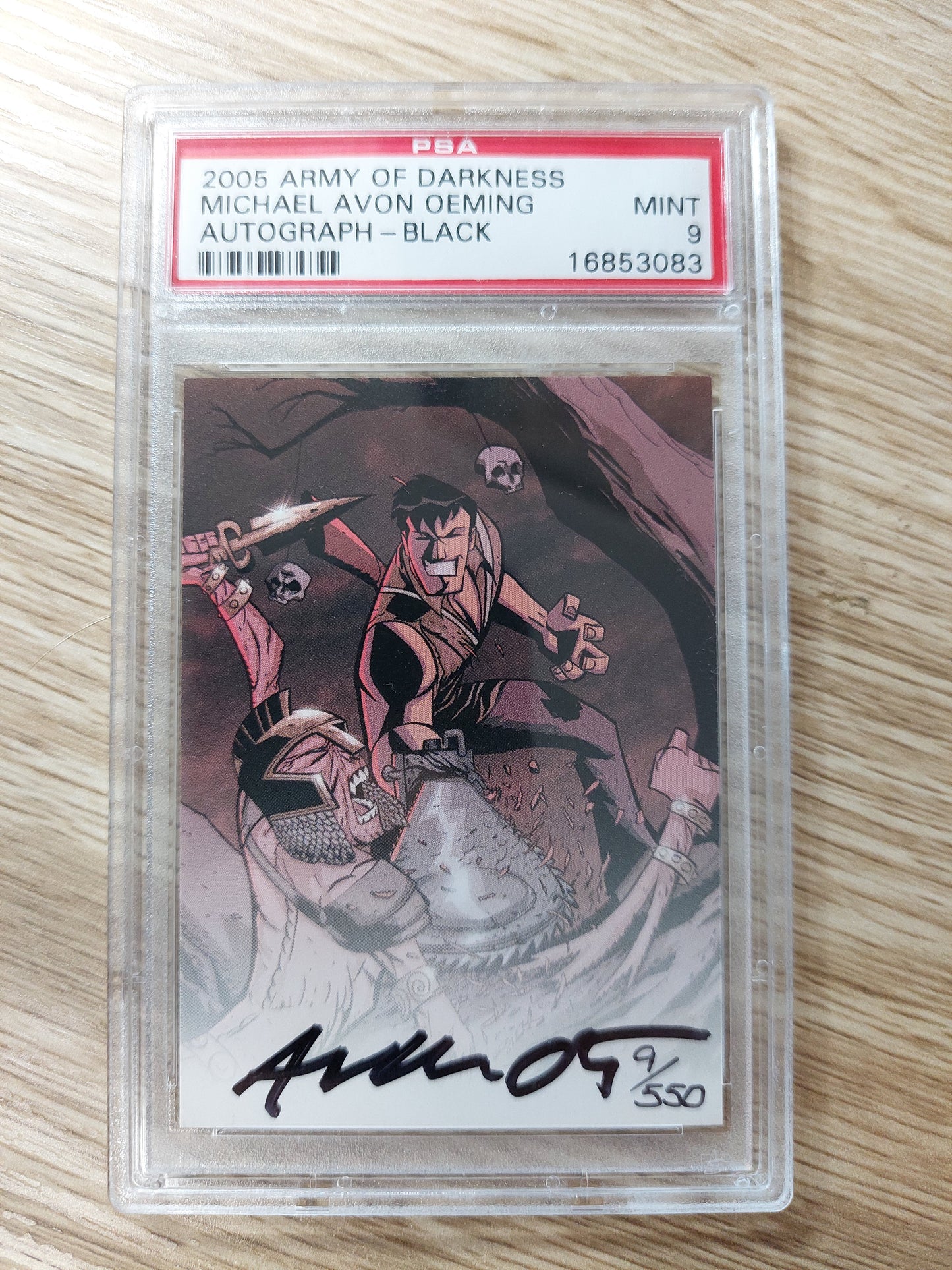 2005 Army of Darkness Michael Avon Oeming Auto Black PSA 9