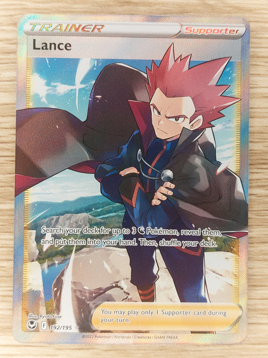 Pokemon TCG: Silver Tempest - Lance (192/195) Full Art Ultra Rare