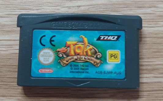 2005 Nintendo Gameboy Advance Tak the Great juju challenge AUS Cart Tested/Cleaned