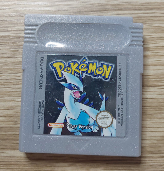 1999 Nintendo Gameboy Pokemon Silver Version EUR Cart NEW Save Battery