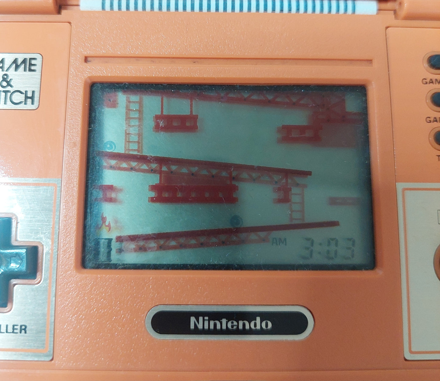 1982 Nintendo Game & Watch DK-52 Donkey Kong Multi Screen Good Condition. Tested