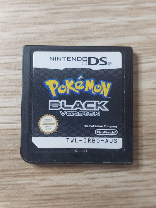 Nintendo DS POKEMON BLACK Cart Only AUS Tested