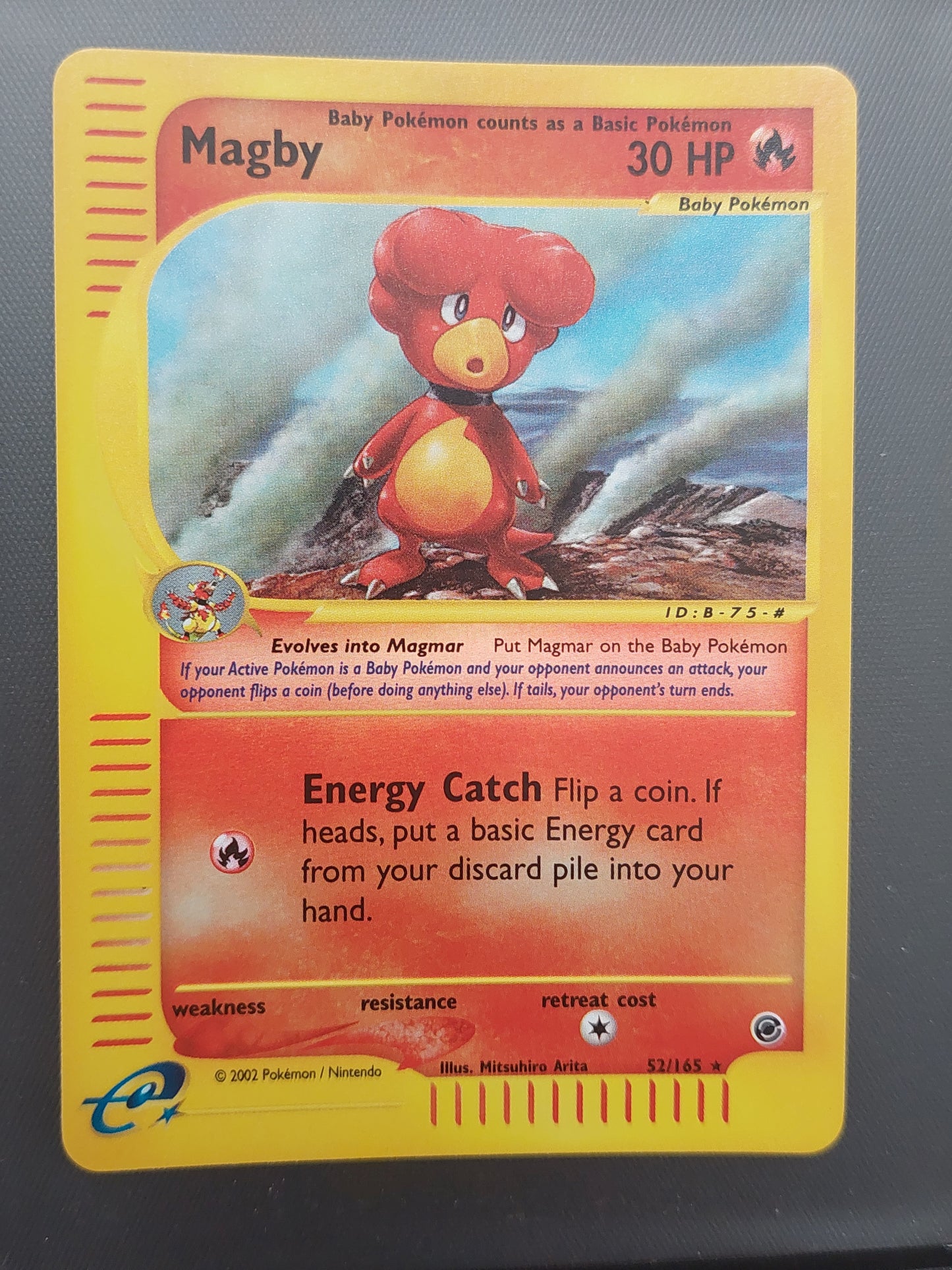 2002 Pokemon Expedition Base Set 17/165 Magby Reverse Holo