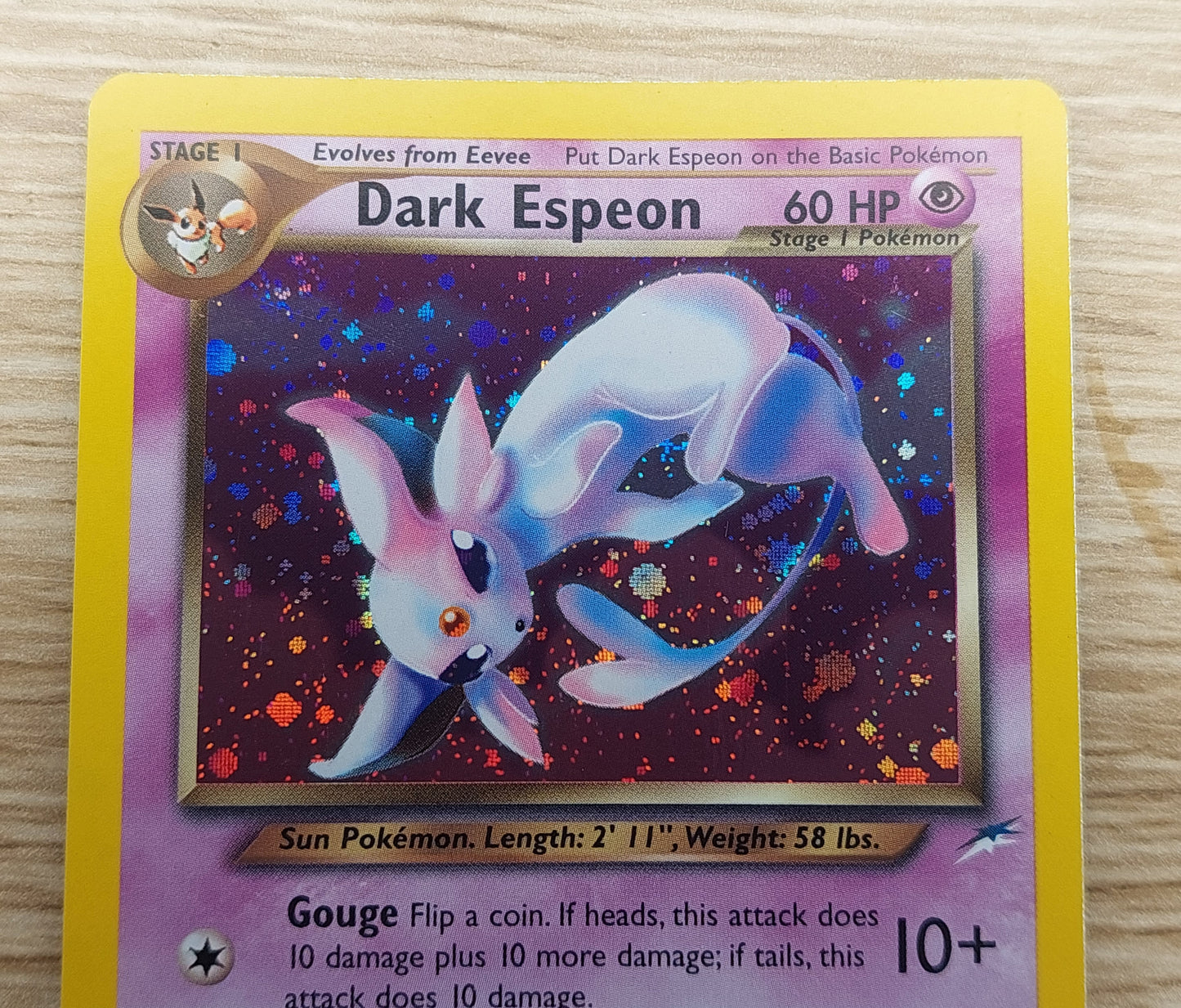 WOTC Pokemon Card - Dark Espeon - Neo Destiny 4/105 Holo Rare NR MT MT