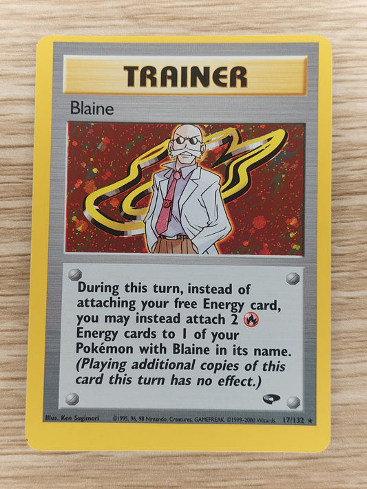 Pokemon Card - Blaine Gym Challenge 17/132 Holo Rare O/C