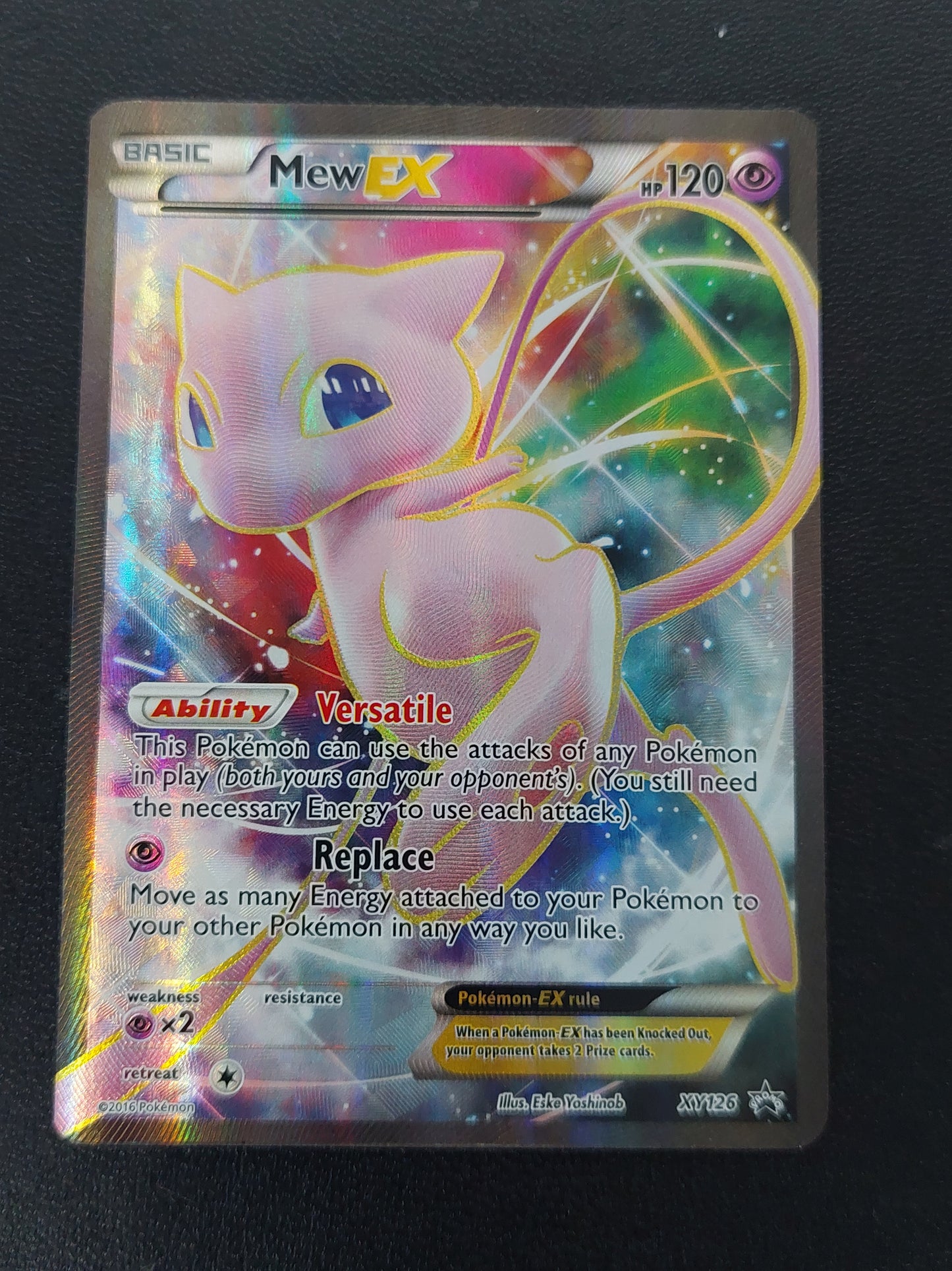 Pokemon Mew EX Full Art XY126 Black Star Promo Card