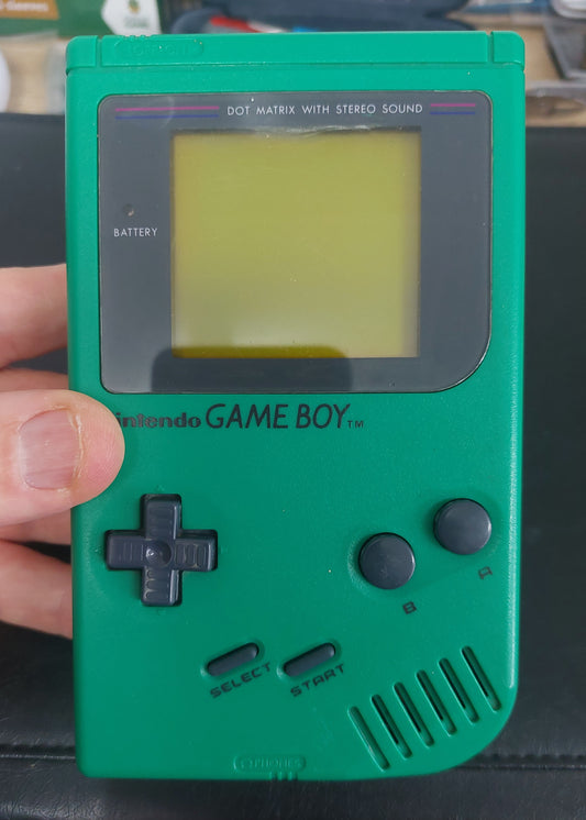 1989 Nintendo Gameboy Game Boy Original DMG-01 Green Tested & Cleaned