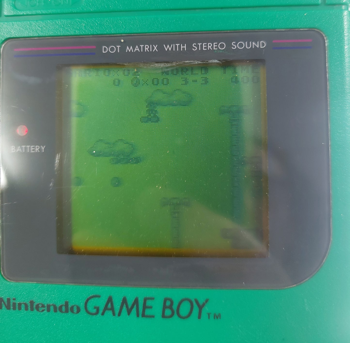 1989 Nintendo Gameboy Game Boy Original DMG-01 Green Tested & Cleaned