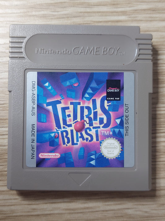 Nintendo Gameboy Tetris Blast Aus Cart Tested/Cleaned