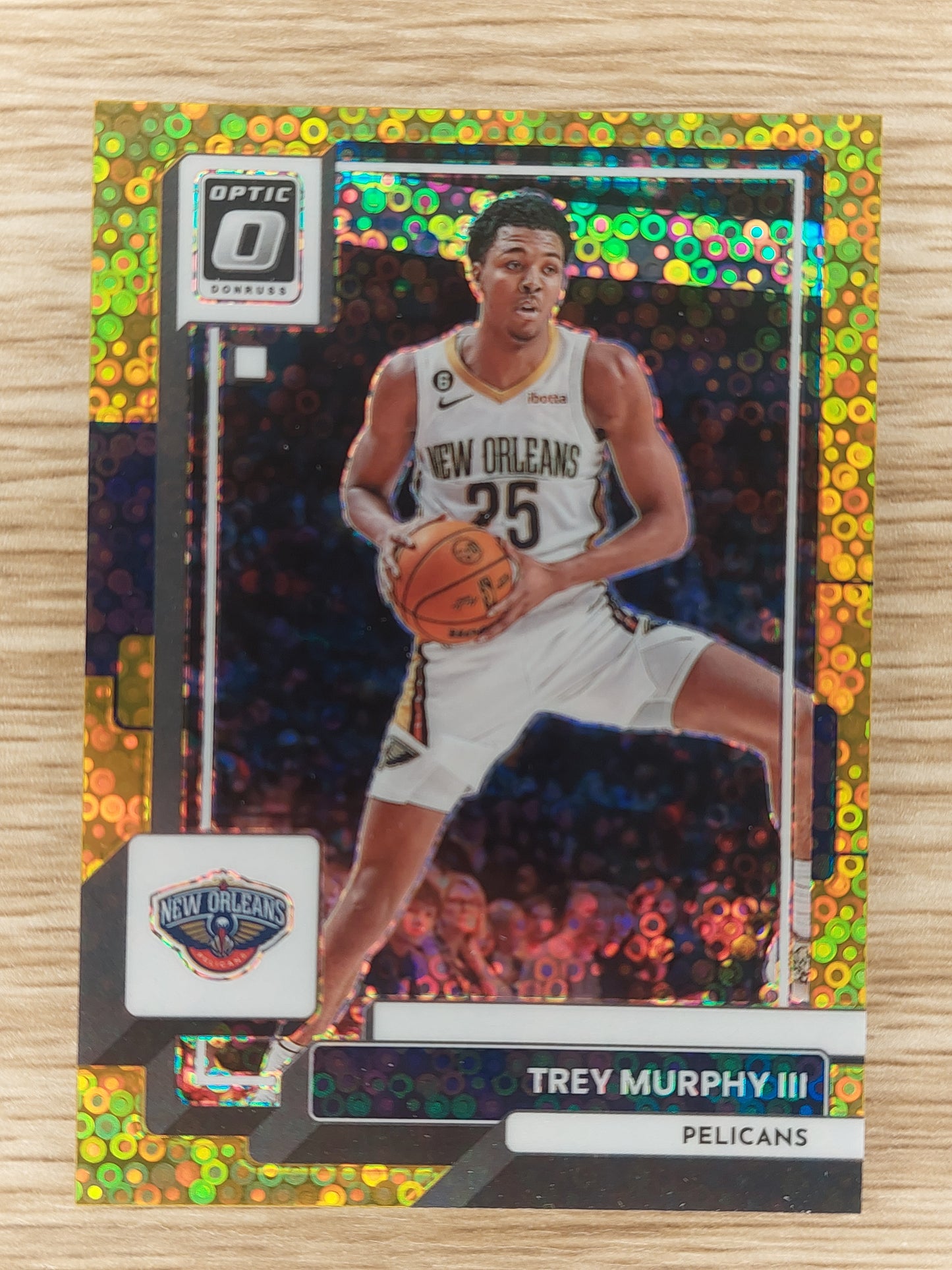 2022-23 Donruss Optic #178 Trey Murphy lll Gold Disco 03/10