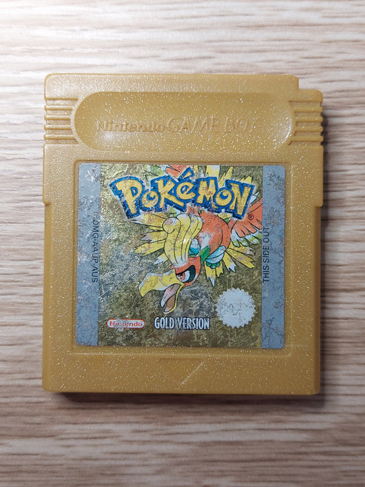 1999 Nintendo Gameboy Pokemon Gold Version AUS Cart NEW Save Battery Label is worn