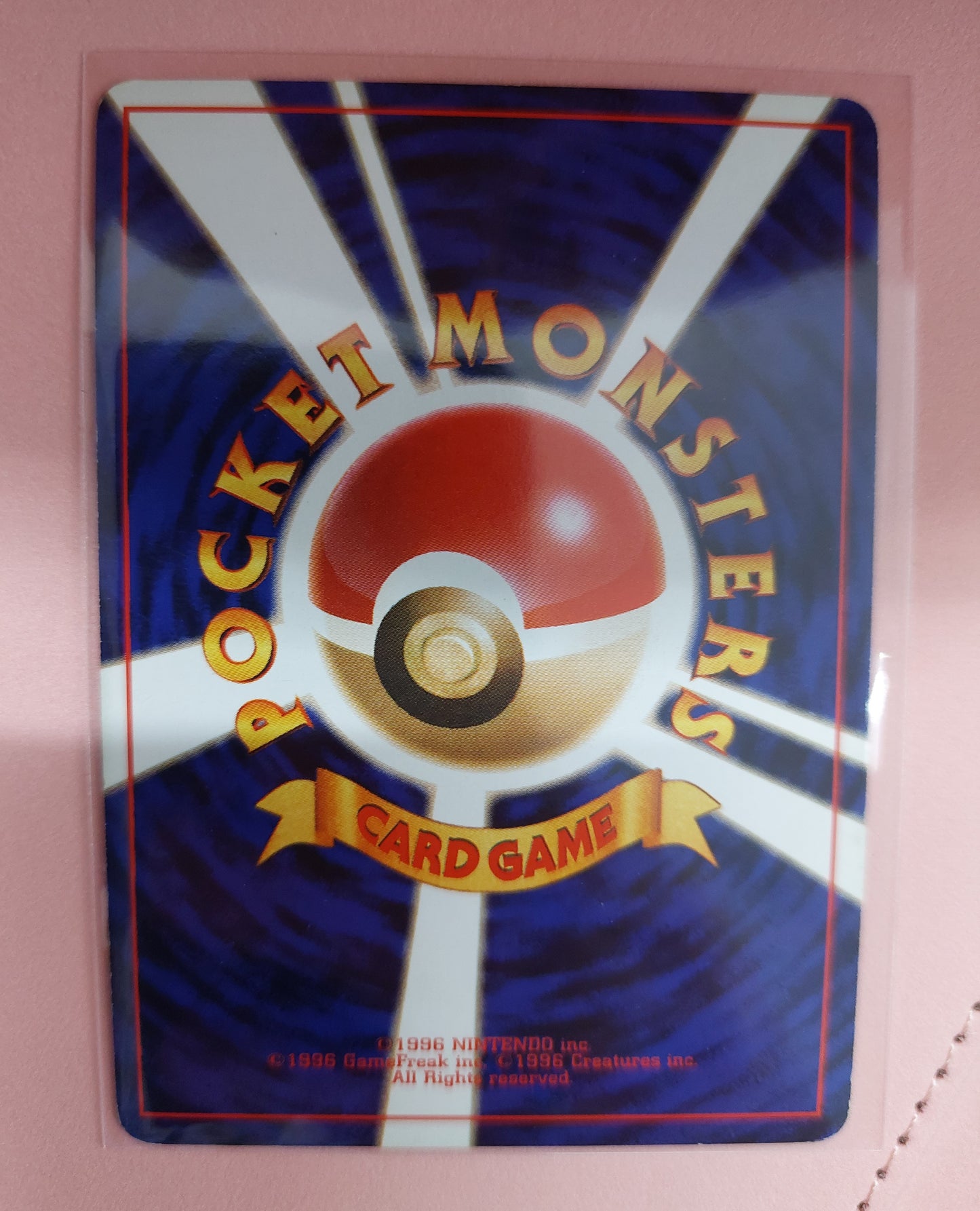 Complete Japanese Pokemon Base Set 102 Cards in Good to Excellent Condition IN Palms Off Binder - Old Back -