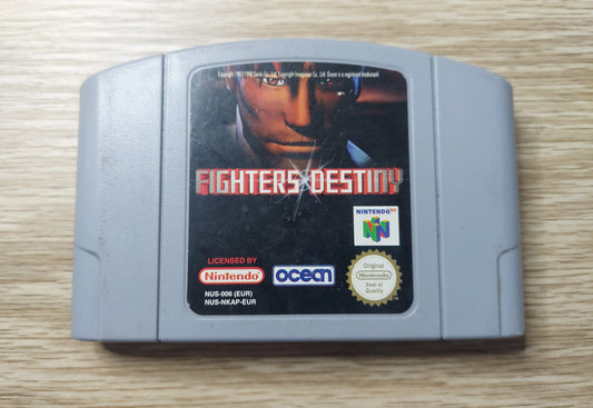 Nintendo N64 Fighters Destiny EUR Pal Cart Tested/Cleaned