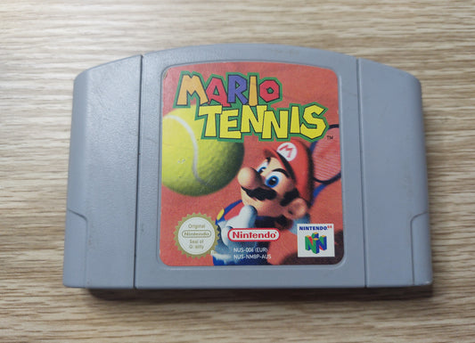 Nintendo N64 Mario Tennis Aus Pal Cart Tested/Cleaned