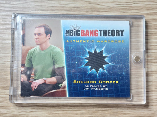 2013 Cryptozoic The Big Bang Theory Authentic Wardrobe Sheldon Cooper Patch M8