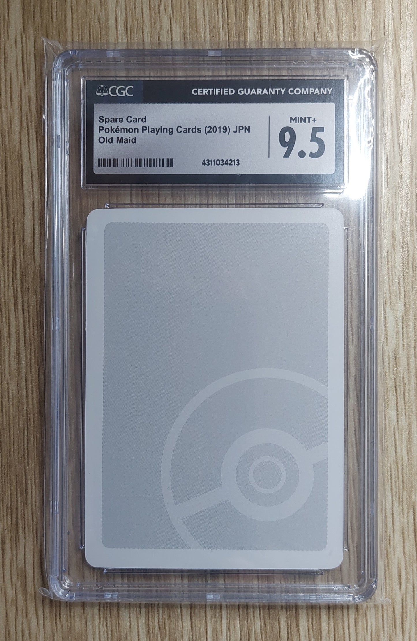 2019 Japanese Pokemon Playing Card Spare Card Old Maid CGC 9.5