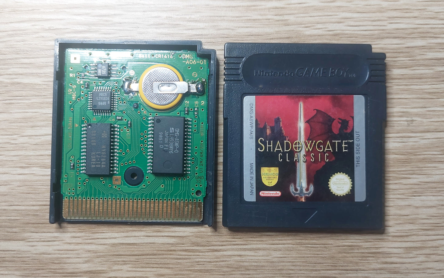 Nintendo Gameboy Shadowgate Classic AUS PAL NEW Save Battery Tested