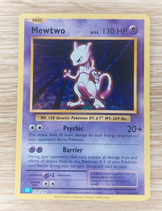 Pokemon Classic Collection CLB 014/034 Mewtwo Holo