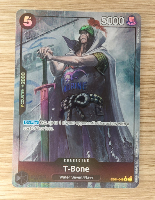 T-Bone - EB01-049 - Alt Art Rare - One Piece - Memorial Collection