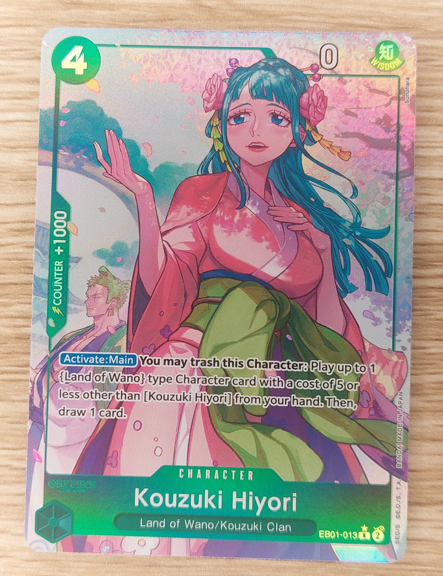 One Piece TCG - Kouzuki Hiyori Alt Art - EB01-013 - Memorial Collection English