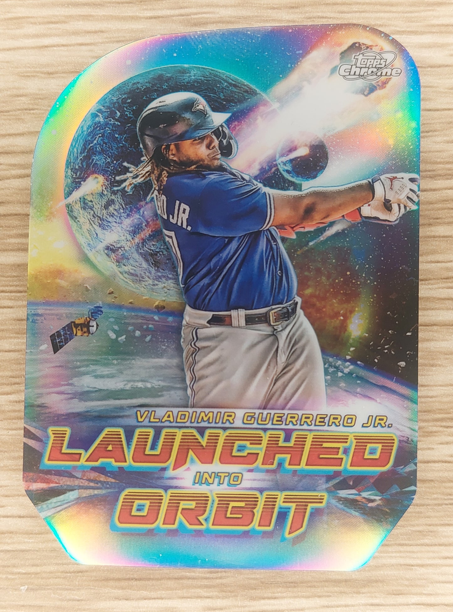 2023 Topps Chrome Cosmic Baseball Vladimir Guerrero jr Launched into Orbit Insert LIO-6