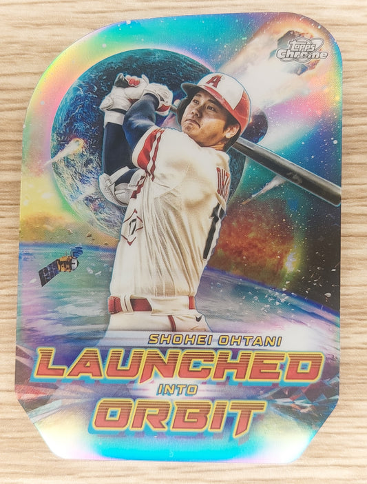 2023 Topps Chrome Cosmic Baseball Shohei Ohtani Launched into Orbit Insert LIO-2