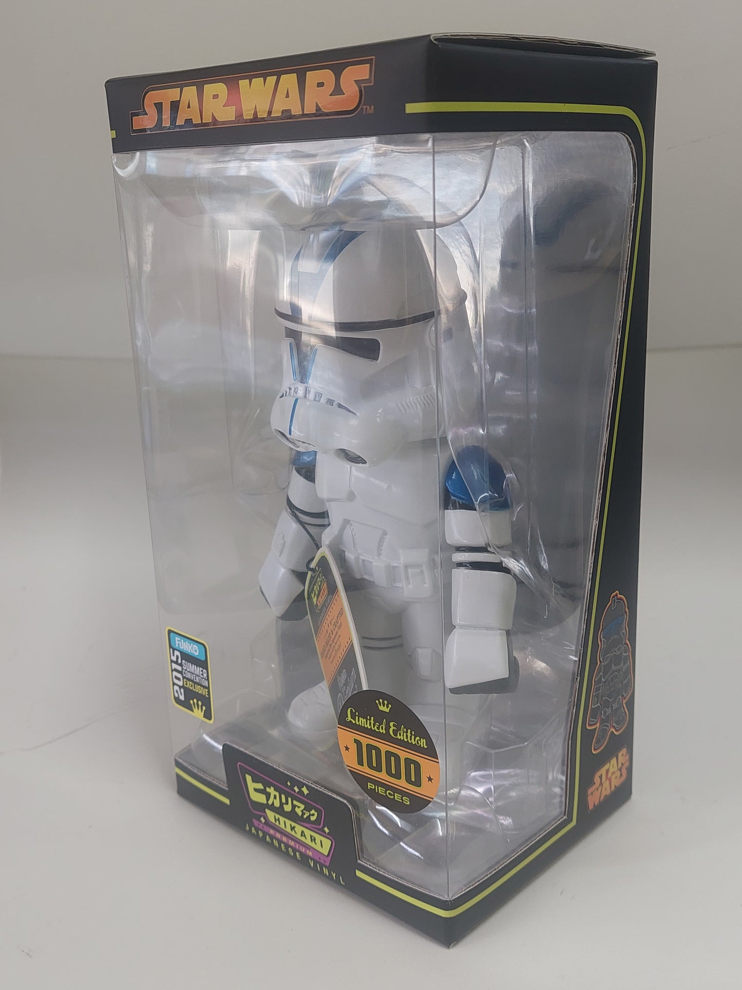 2015 SDCC Funko Hikari Star Wars Clone Stormtrooper Vinyl Figure LE 1/1000 New in Sealed Box