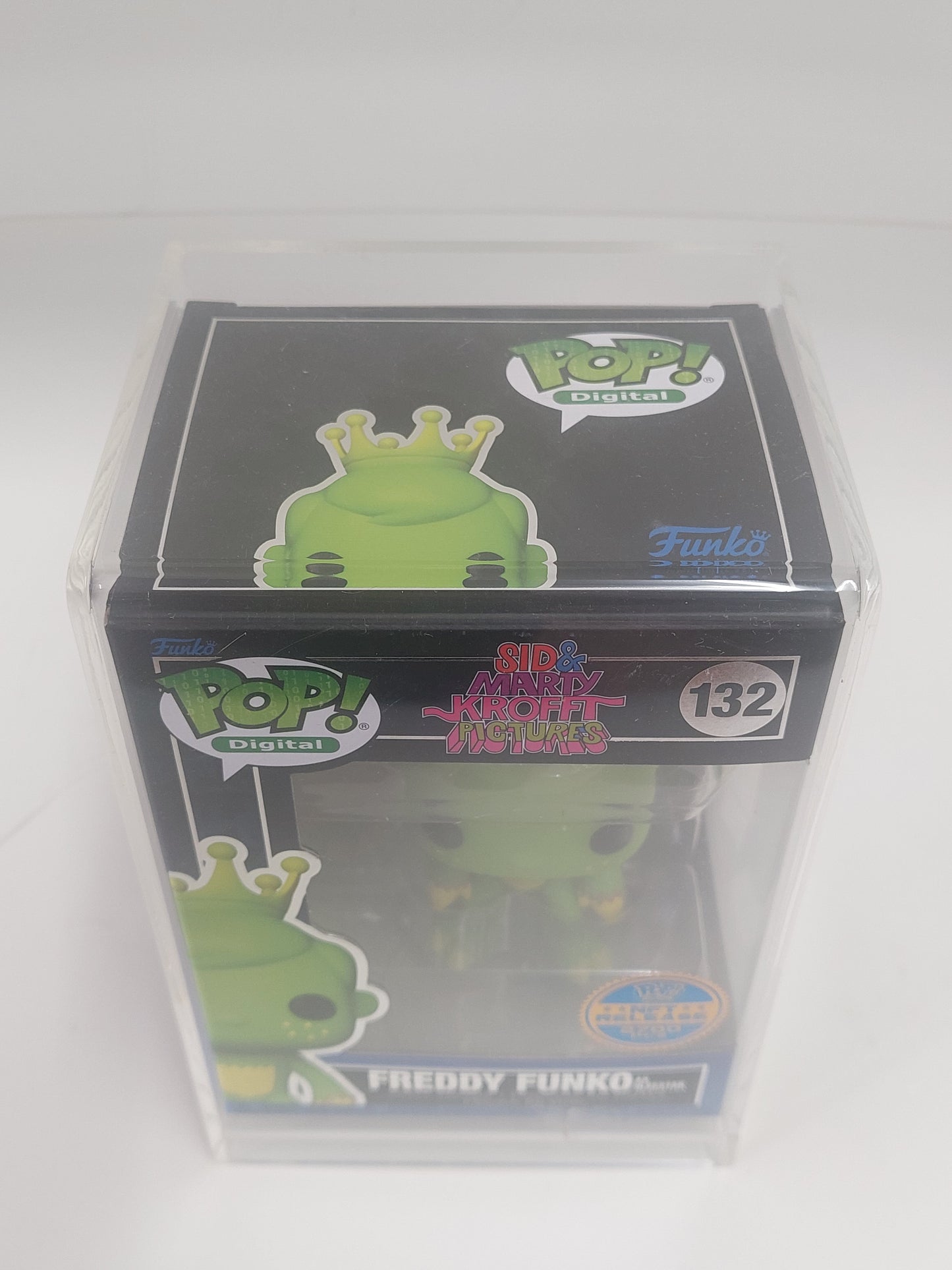 Funko POP! Digital #132 Freddy Funko as Sleestak - Sid & Marty Krofft Royalty in Custom Case