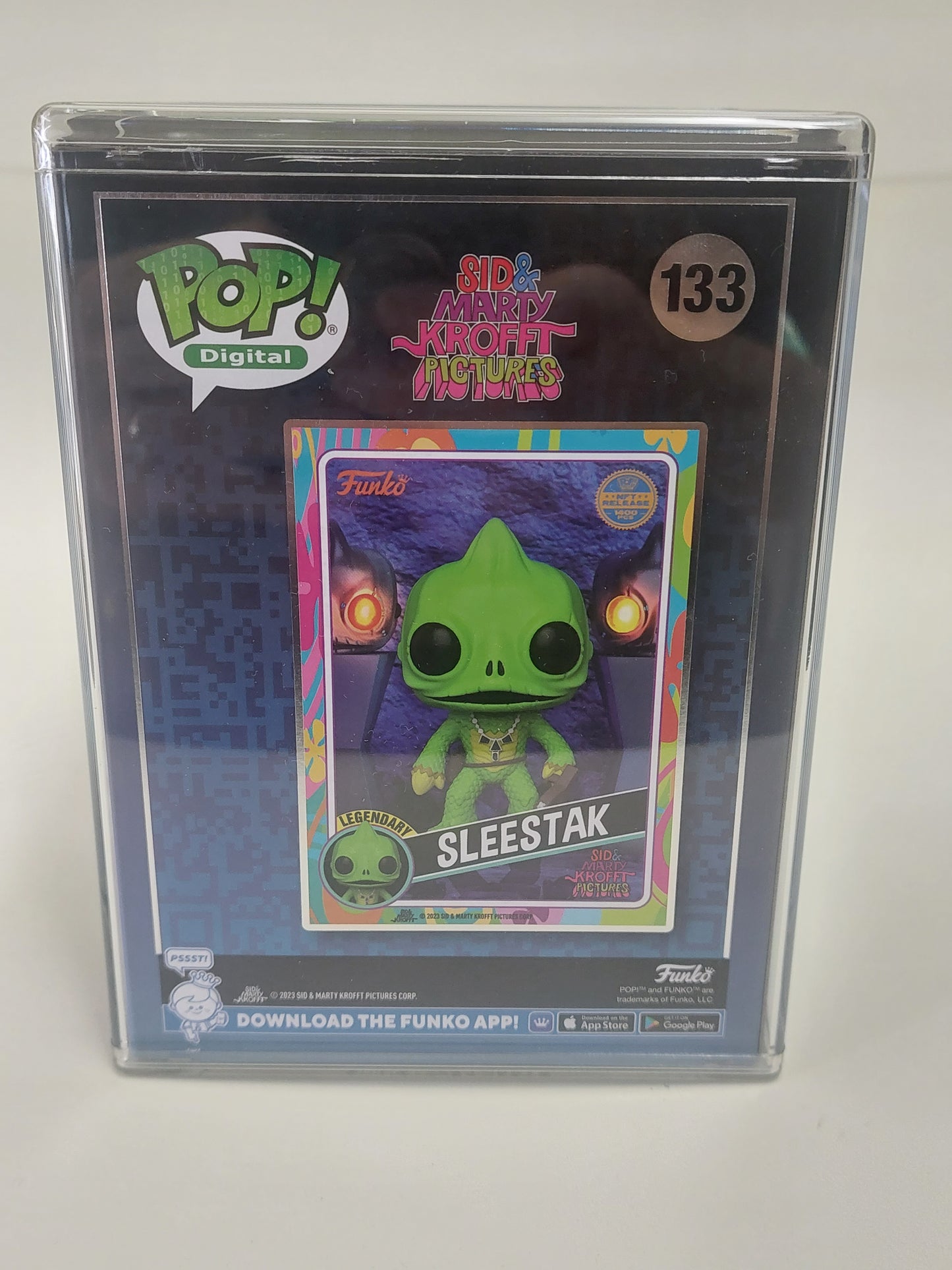 Funko Pop Sleestak Droppp Sid & Marty Krofft Legendary Exclusive #133 LE 1400 PC in Hard Stack