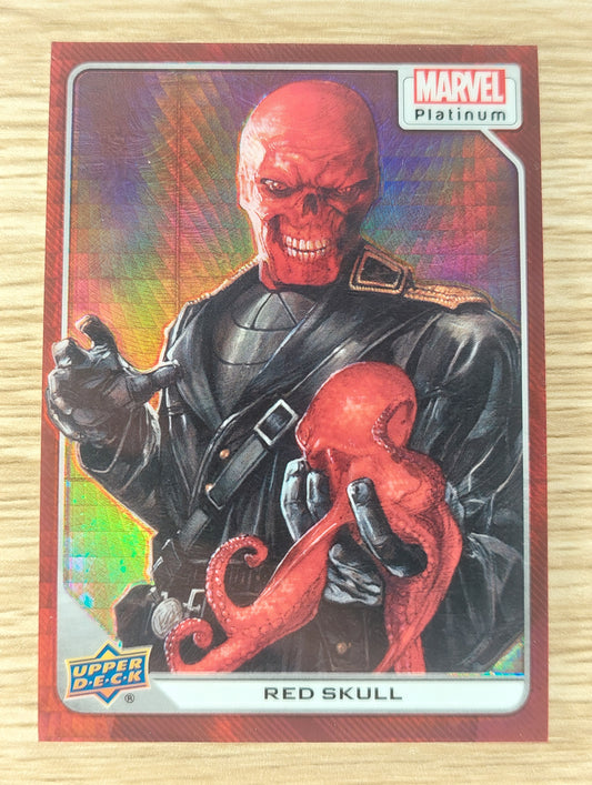 2023 Upper Deck Marvel Platinum #7 Red Prism Red SKULL nr mt