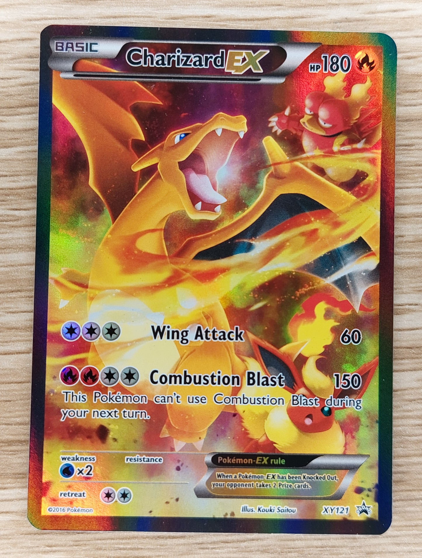 2016 Pokemon XY Promo Charizard EX XY121 LP