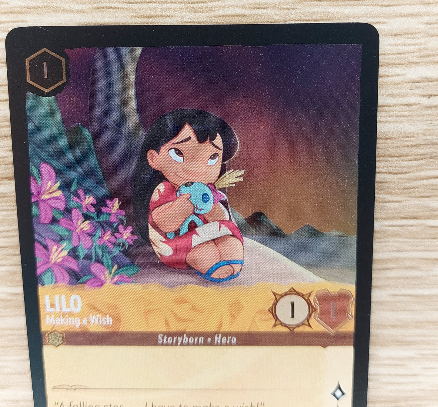 Disney Lorcana The First Chapter 9/204 Lilo Making a Wish COLD FOIL