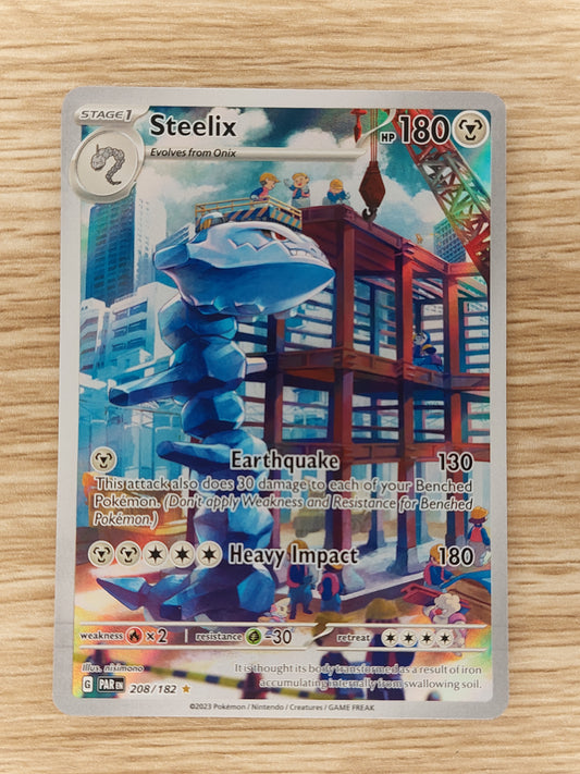 2023 Pokemon Paradox Rift 208/182 Steelix Illustration Rare