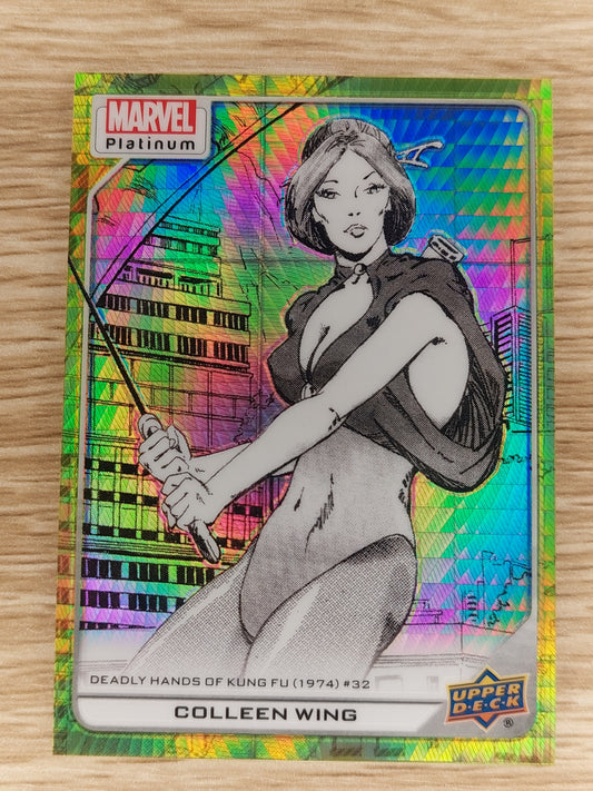 2023 Upper Deck Marvel Platinum #147 Yellow Spotlight Colleen Wing 344/399 nr mt