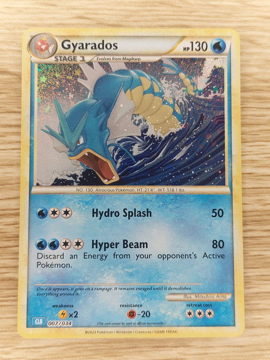 2023 Pokemon Trading Card Game Classic Collection CLB 007/034 Gyarados Holo