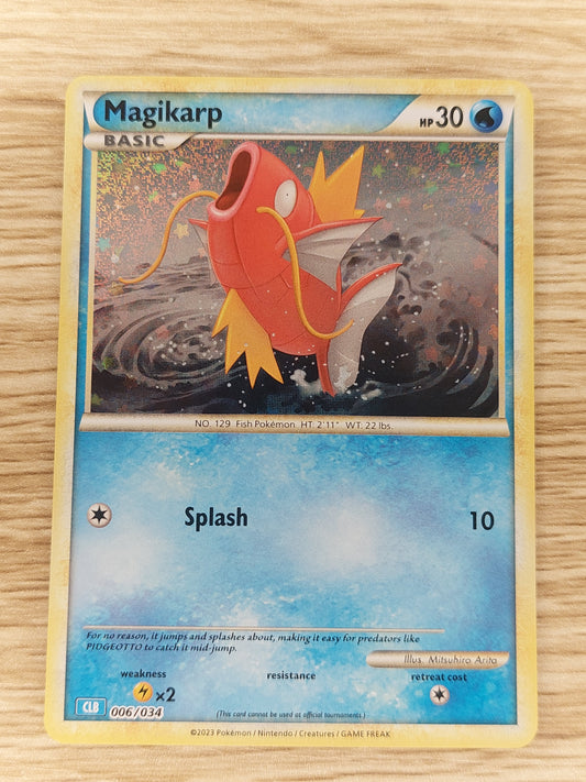 2023 Pokemon Trading Card Game Classic Collection CLB 006/034 Magikarp Holo