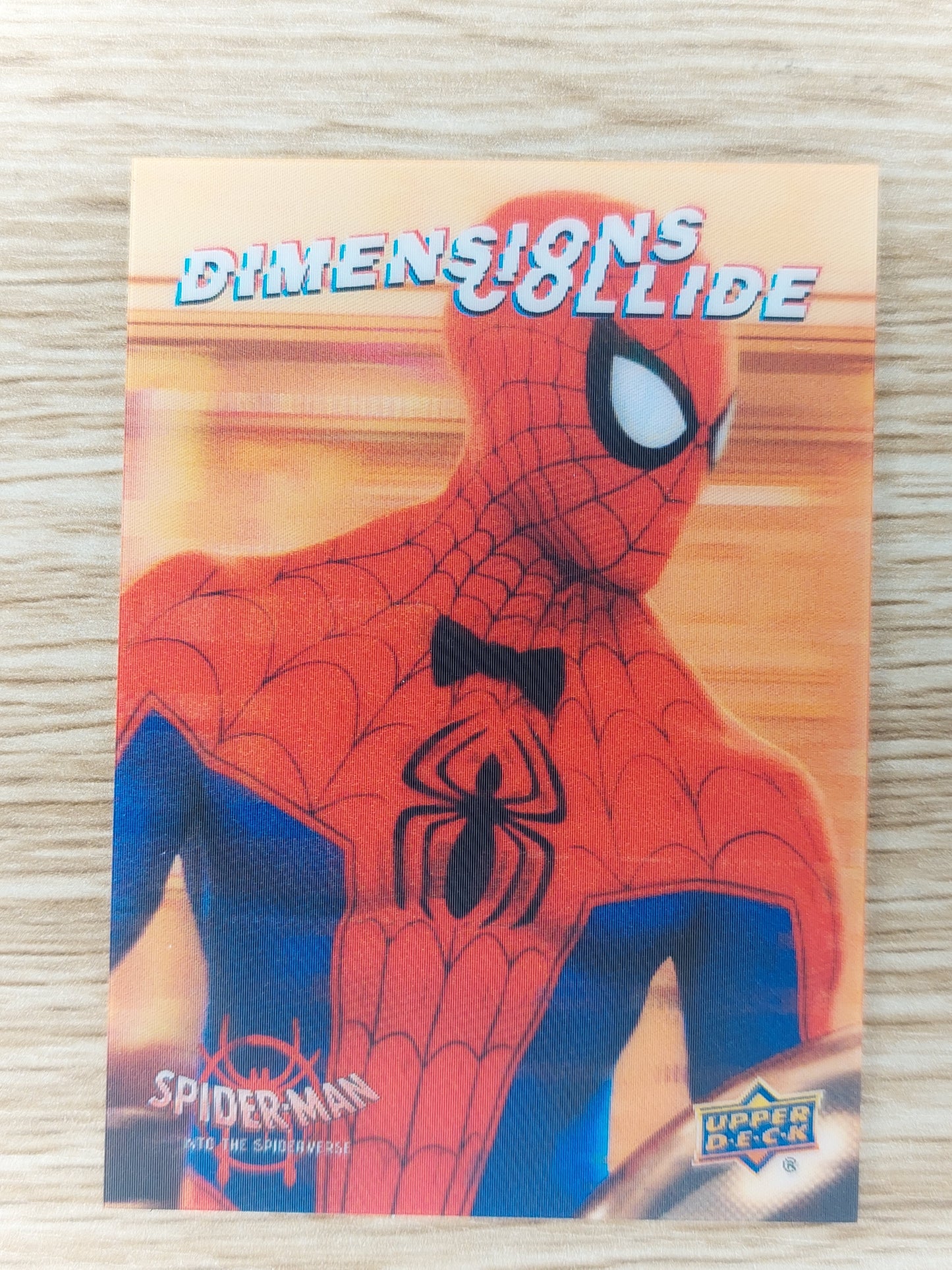 2022 Upper Deck Spiderman into the Spiderverse DC-22 SPIDERMAN Dimensions Collide Insert