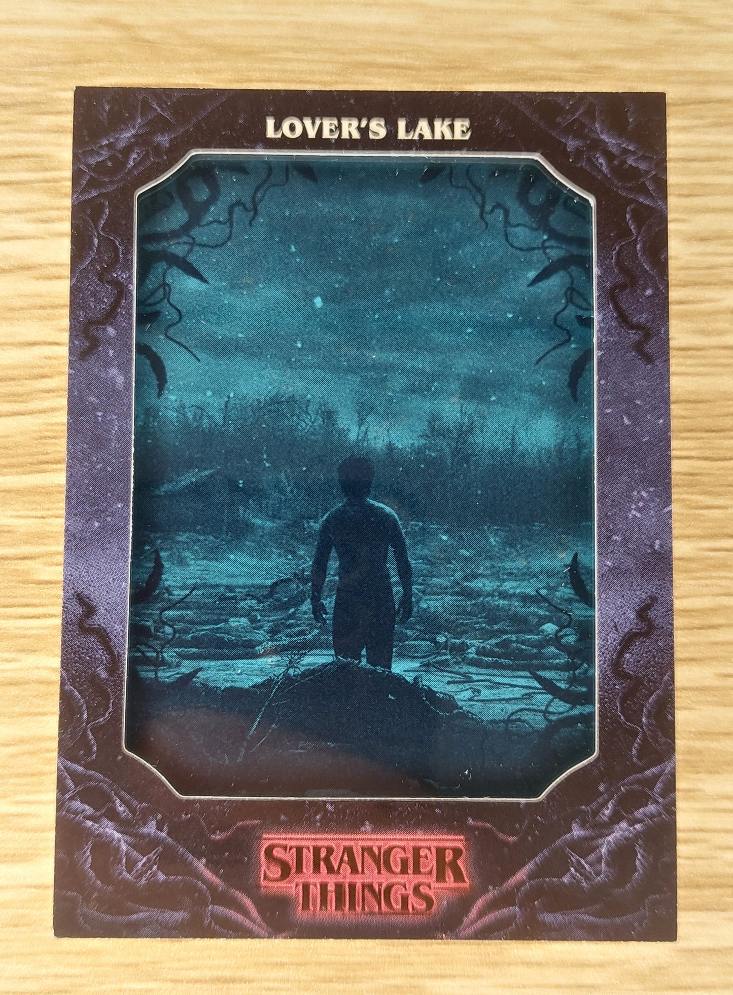 2023 Topps NETFLIX Zerocool Stranger Things Series 4 UD-3 Upside Down Shadowbox Lover's Lake