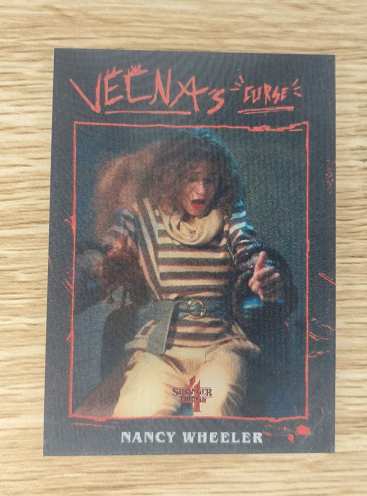 2023 Topps NETFLIX Zerocool Stranger Things Series 4 VC-5 Vecna's Curse Lenticular Nancy Wheeler