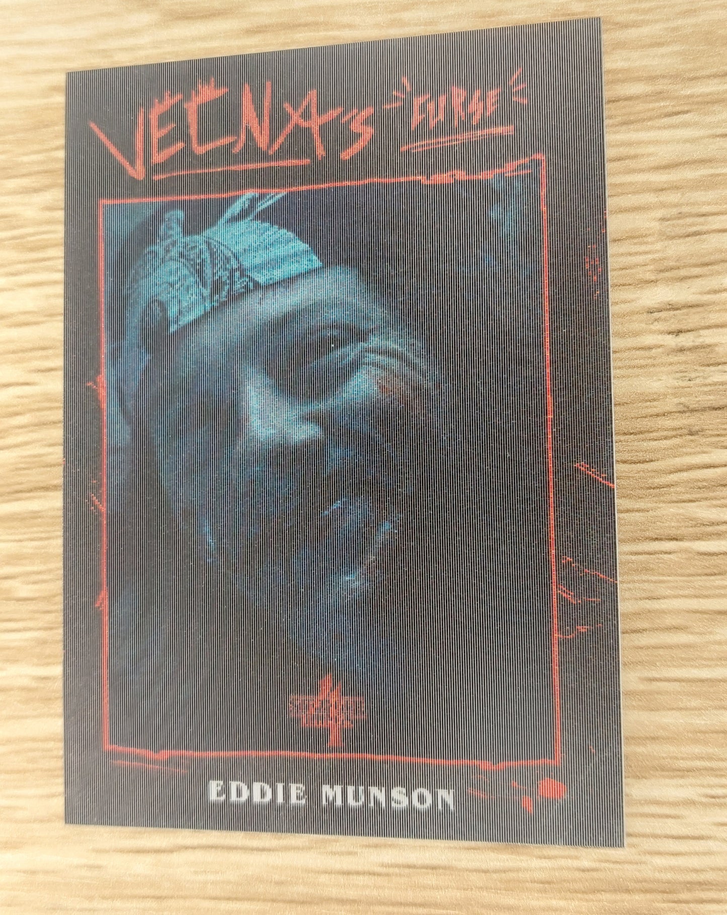 2023 Topps NETFLIX Zerocool Stranger Things Series 4 VC-6 Vecna's Curse Lenticular Eddie Munson