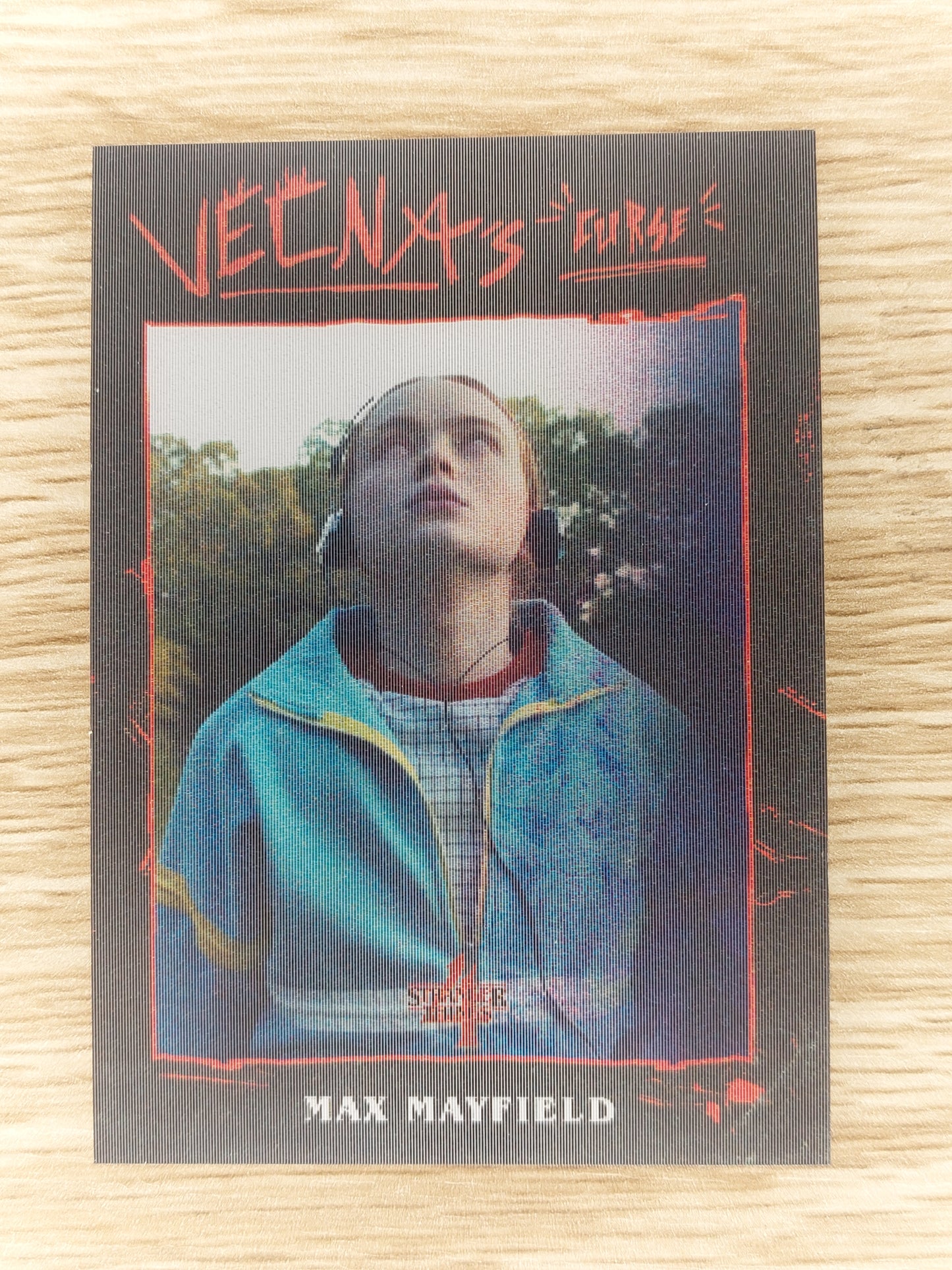 2023 Topps NETFLIX Zerocool Stranger Things Series 4 VC-3 Vecna's Curse Lenticular Max Mayfield