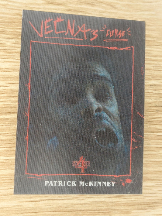 2023 Topps NETFLIX Zerocool Stranger Things Series 4 VC-4 Vecna's Curse Lenticular Patrick McKinney